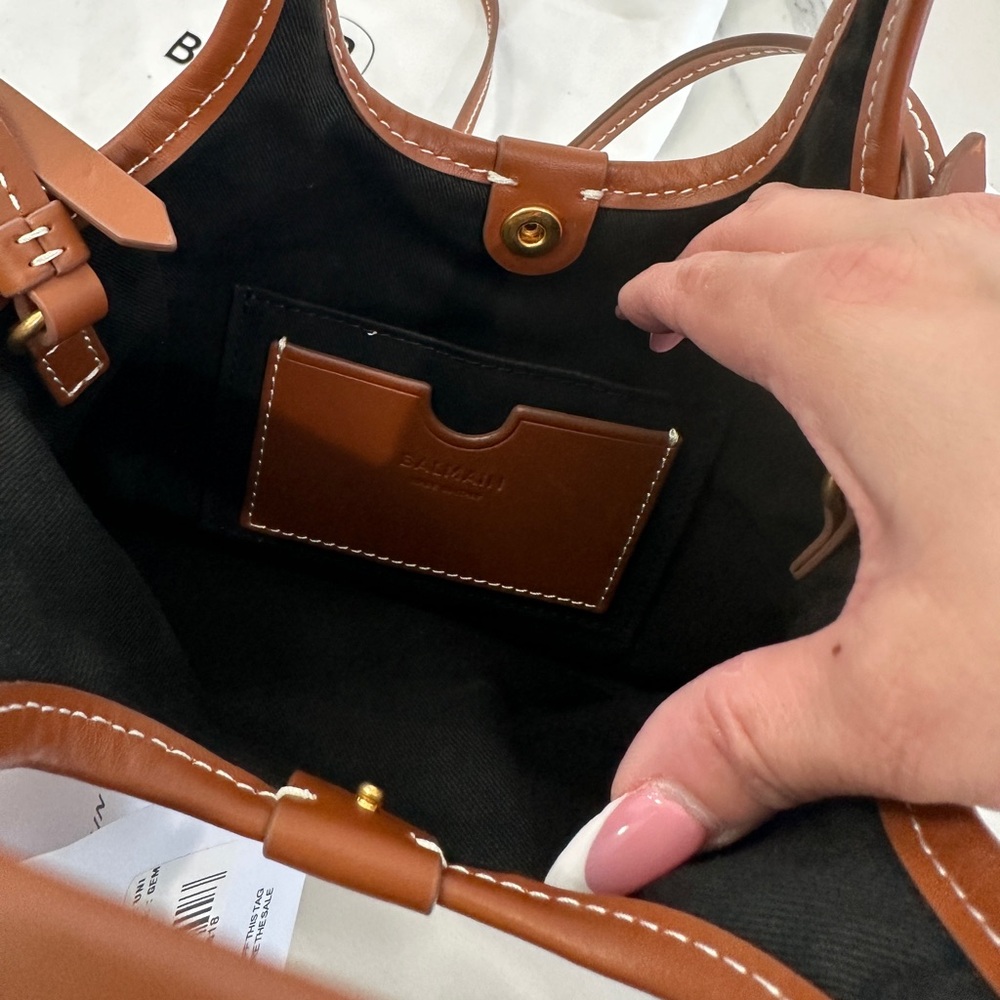 Balmain B-Army Grocery Shopper Bag - Picture 8 of 10
